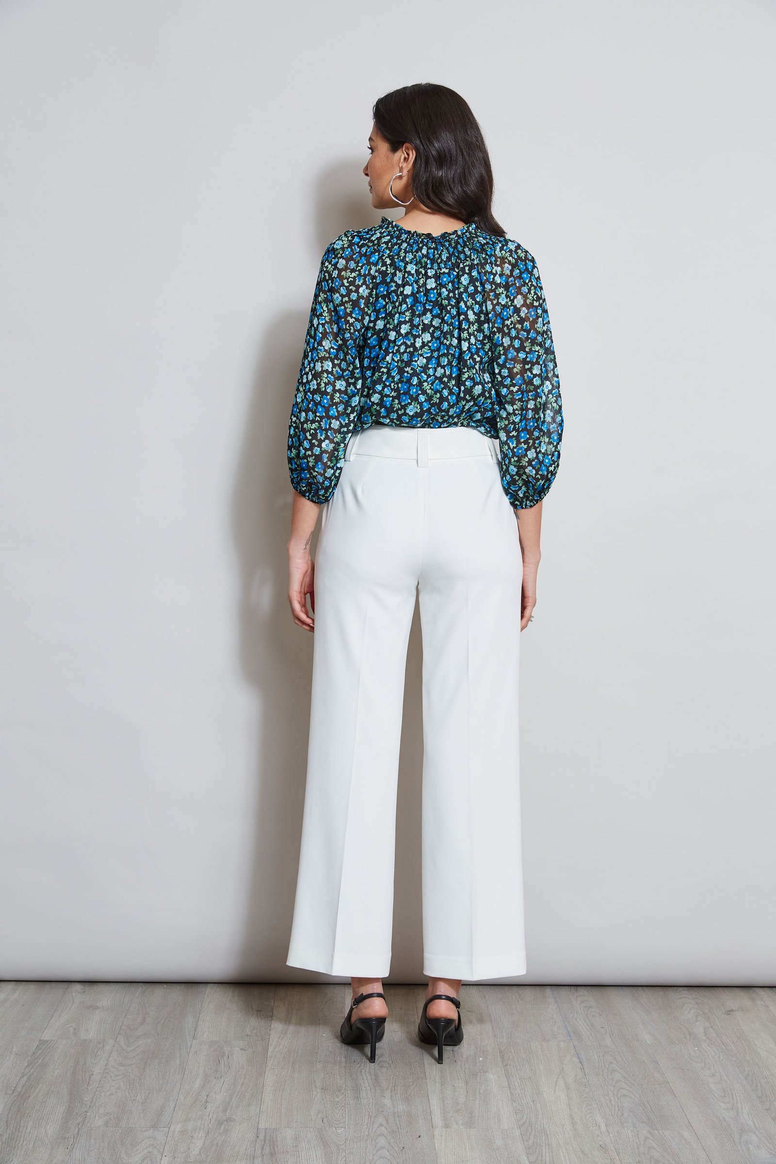 Belted Crepe Pant